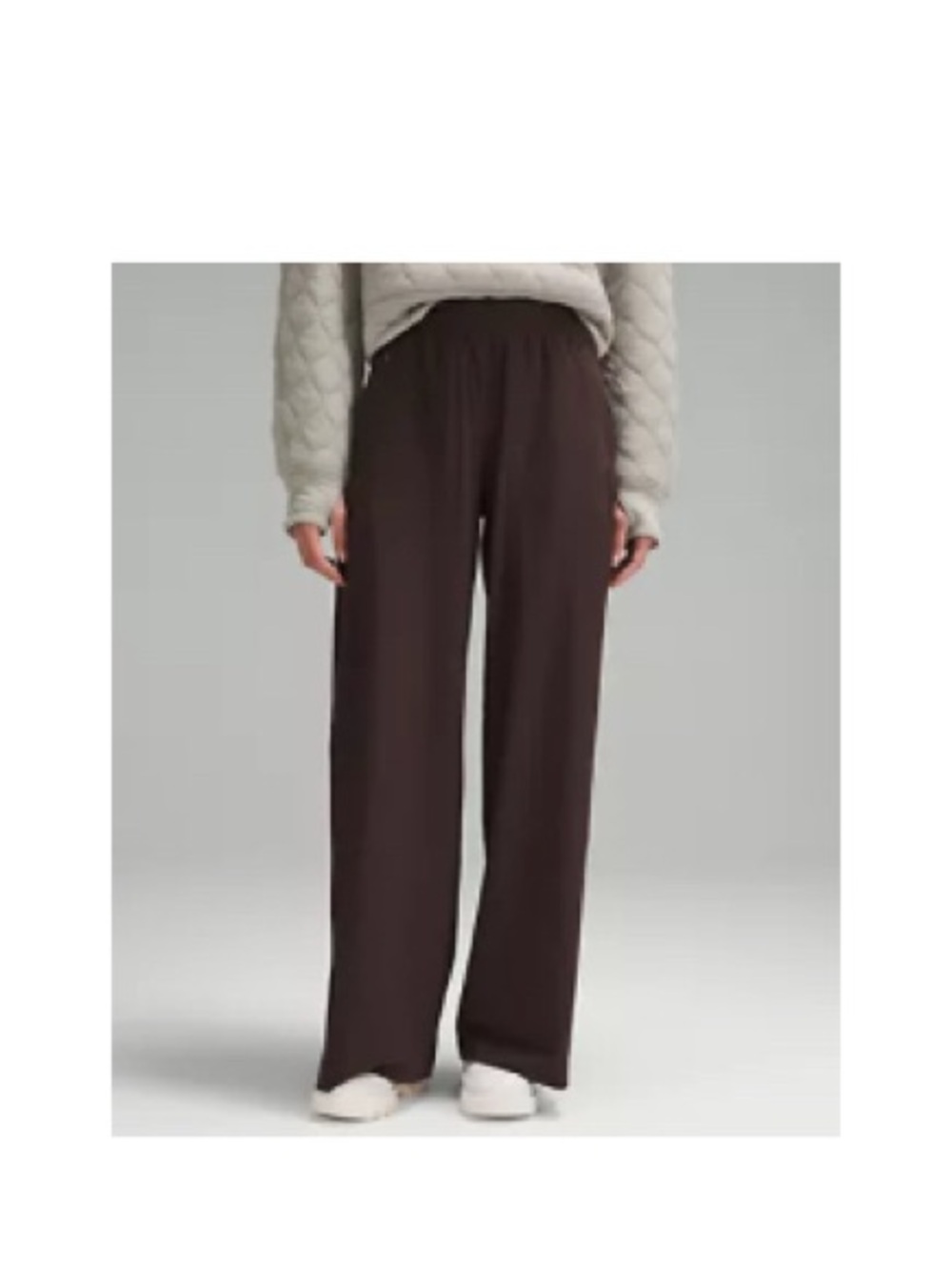 Lululemon Espresso Swift Wide Leg Mid Rise Pants sz 4